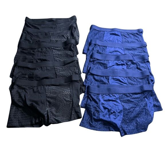 Set of 10 Boxhero Mens Mesh Bamboo Pouch Boxer Briefs Black Navy Blue Small NWOT - Picture 6 of 11